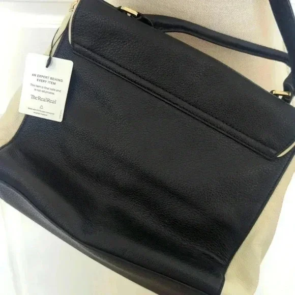 Kate Spade Wesley Place Laurel Satchel Black and Ivory - Picture 10 of 15